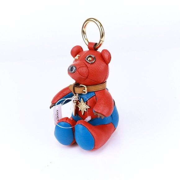 NWT Coach Marvel Capitan America Plush keychain Bag Charm - Picture 6 of 7